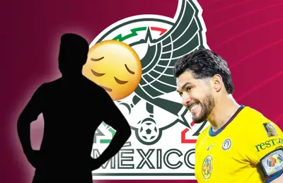 Henry Martín y silueta de jugador con emoji detrás de el/Foto TUDN.