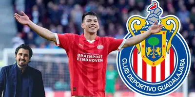 Hirving Lozano, Chivas, Amaury Vergara