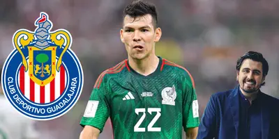 Hirving Lozano en partido con el Tri. Foto: Milenio