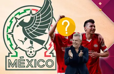 Hirving Lozano, jugador oculto y Javier Aguirre aplaudiendo/Foto Wallpapers.com