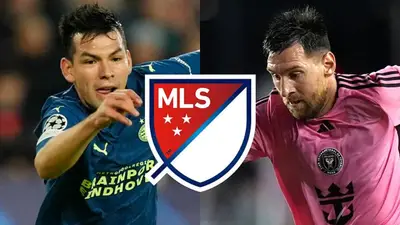 Hirving Lozano y Lionel Messi / Foto: Marca