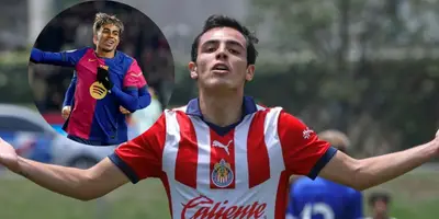 Hugo Camberos junto a Lamine Yamal / FOTO FORBES