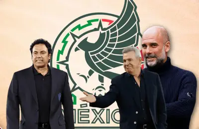 Hugo Sánchez, Josep Guardiola y Javier Aguirre/ Foto Wallpapers.com