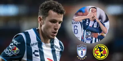 Idrissi durante el duelo de Pachuca ante Necaxa / Foto: Diario Marca