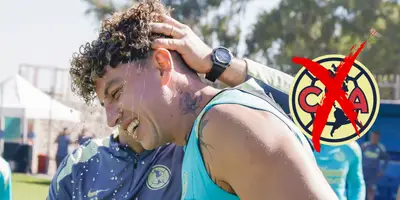 Igor en celebración. Foto: Club América