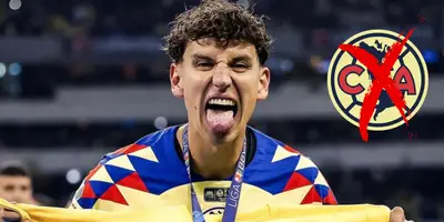 Igor en partido con América. Foto: Chilevisión