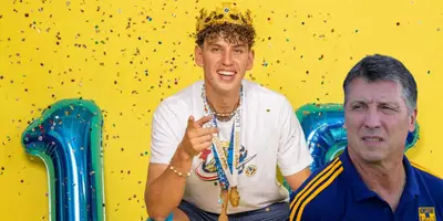 Igor Lichnovsky en el festejo de la 15. Foto; Club América