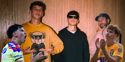 Igor Lichnovsky, Kevin Álvarez y Miguel Layún en La Triiisecta. Foto: La Triiisecta.