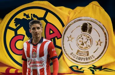 Isaac Brizuela y playera del América de fondo/Foto Águilas Monumental.