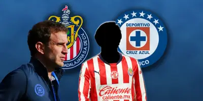 Iván Alonso junto a futbolista incógnito de Chivas / FOTO BOLAVIP