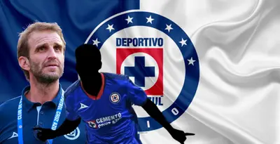 Iván Alonso junto a futbolista incógnito de Cruz Azul / FOTO GETTY IMAGES