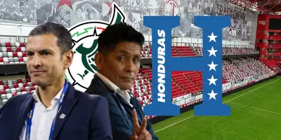 Jaime Lozano junto a Jorge Campos / FOTO EXCÉLSIOR