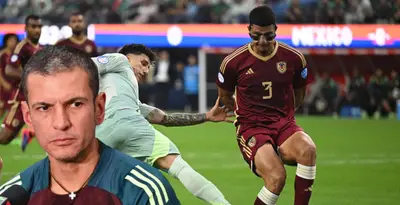 Jaime Lozano junto al Venezuela vs México / FOTO IMAGO7