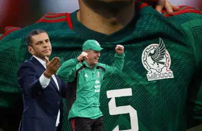 Jaime Lozano y Javier Aguirrre celebrando/Foto Albanian University.