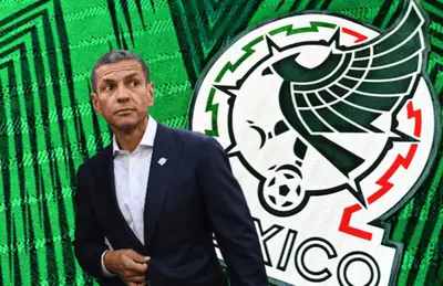 Jaime Lozano y logo de Selección Mexicana/Foto ADN40.
