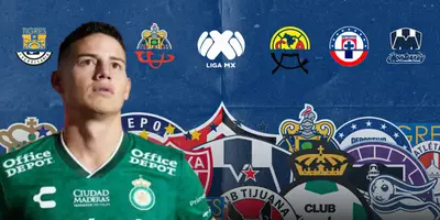 James Rodríguez junto a clubes de la Liga MX / FOTO OLÉ