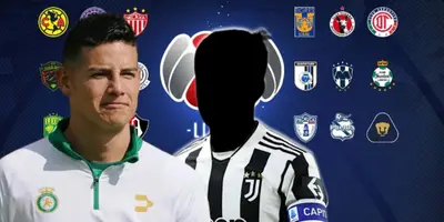 James Rodríguez junto a futbolista incógnito de la Juventus : FOTO EXCÉLSIOR