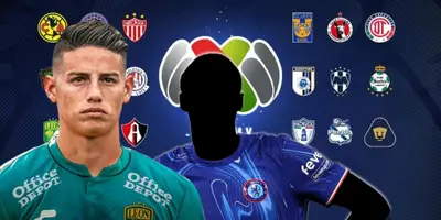 James Rodríguez junto a futbolista incógnito del Chelsea / FOTO ESPN