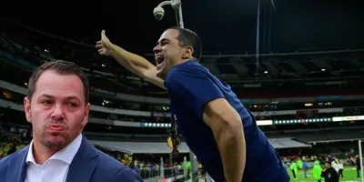 Jardine celebrando el título de liga. Foto: Milenio
