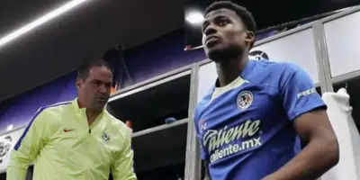 Javairo Dilrosun en el vestidor del América. Foto: Club América