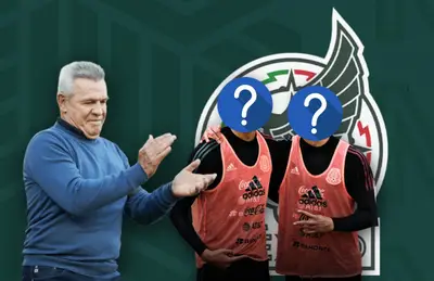 Javier Aguirre aplaudiendo y dos jugadores ocultos/Foto ADR Networks.