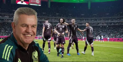 Javier Aguirre en el México vs Estados Unidos / FOTO LOS ANGELES TIMES