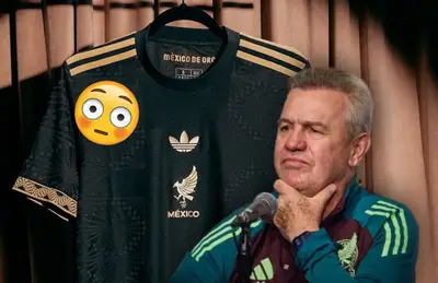 Javier Aguirre extrañado, nuevo jersey de México y emoji/Foto La Opinión.