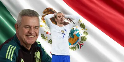 Javier Aguirre junto a Antoine Griezmann / FOTO LOS ÁNGELES TIMES