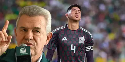 Javier Aguirre junto a Edson Álvarez / FOTO EL ECONOMISTA