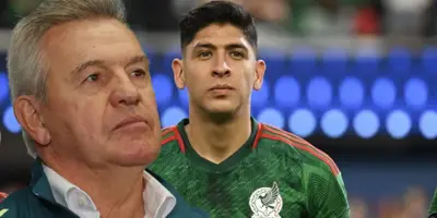 Javier Aguirre junto a Edson Álvarez / FOTO MSN