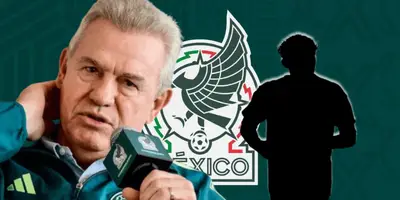 Javier Aguirre junto a futbolista incógnito / FOTO LINEA CALIENTE NOTICIAS