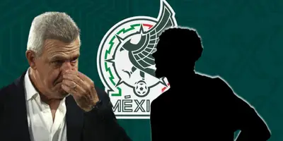 Javier Aguirre junto a futbolista incógnito / FOTO MARCA