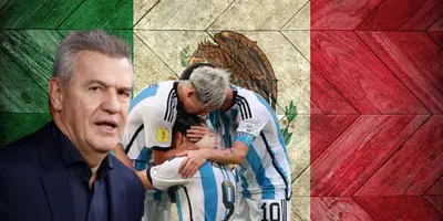 Javier Aguirre junto a futbolistas de Argentina / FOTO EL PERIÓDICO EXTREMADURA