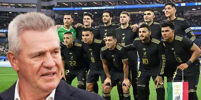 Javier Aguirre junto a futbolistas de la Selección Mexicana / FOTO GOAL