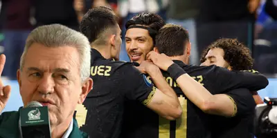 Javier Aguirre junto a futbolistas del Tri / FOTO EL ECONOMISTA