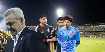 Javier Aguirre junto a futbolistas del Tri / FOTO JUAN FÚTBOL