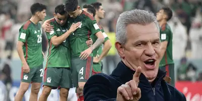 Javier Aguirre junto a futbolistas del Tri / FOTO MARCA