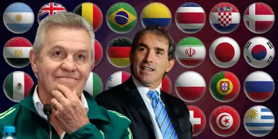 Javier Aguirre junto a Guillermo Almada / FOTO AS MÉXICO