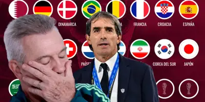 Javier Aguirre junto a Guillermo Almada / FOTO GOAL