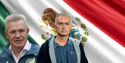 Javier Aguirre junto a José Mourinho / Daily Mail