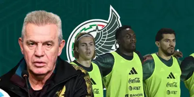 Javier Aguirre junto a jugadores del Tri / FOTO PERIÓDICO AM