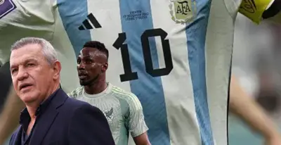 Javier Aguirre junto a Julián Quiñones / FOTO MEXSPORT