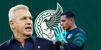 Javier Aguirre junto a Luis Ángel Malagón / FOTO LA PRENSA PANAMÁ