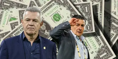 Javier Aguirre junto a Luis Fernando Tena / FOTO EXCÉLSIOR