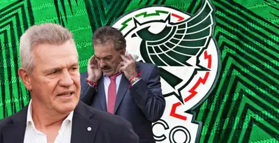 Javier Aguirre junto a Ricardo Antonio La Volpe / FOTO PINTEREST