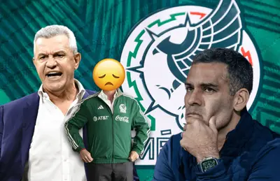 Javier Aguirre molesto, Rafael Márquez y entrenador oculto/ Foto Mi Selección.