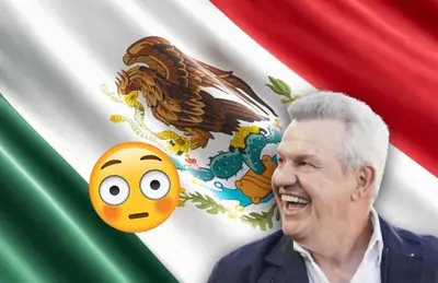 Javier Aguirre riendo y bandera de México/Foto Tirant Lo Blanch.