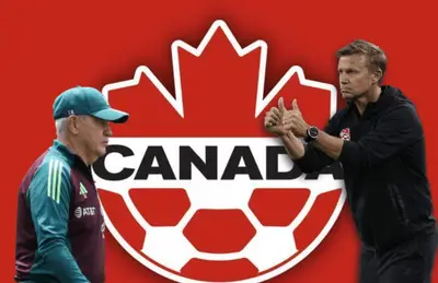 Javier Aguirre y Jesse Marsch levantando pulgares/Foto Pinterest.