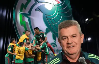 Javier Aguirre y jugadores de la Selección Mexicana/Foto TUDN.