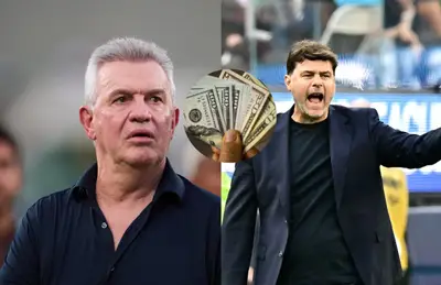 Javier Aguirre y Mauricio Pochettino/ Foto Diario AS.